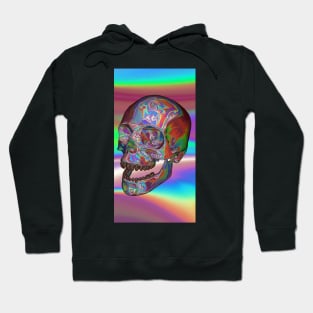 Aesthetic Rainbow Crystal Skull ∆∆∆∆ Graphic Design/Illustration Hoodie
